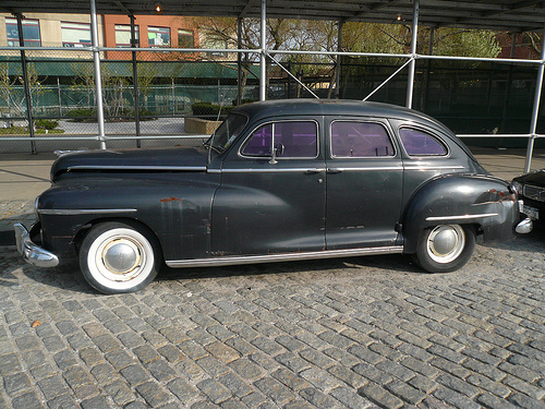 This 1948 Dodge Sedan was parked right near the East River in Gantry Plaza